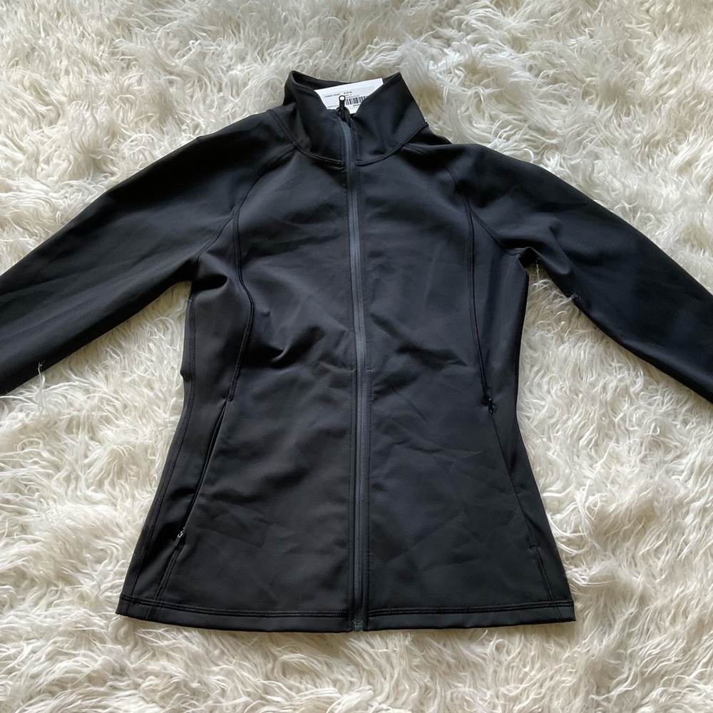🆕Outdoor Voices Polar Moss Full Zip Jacket Black